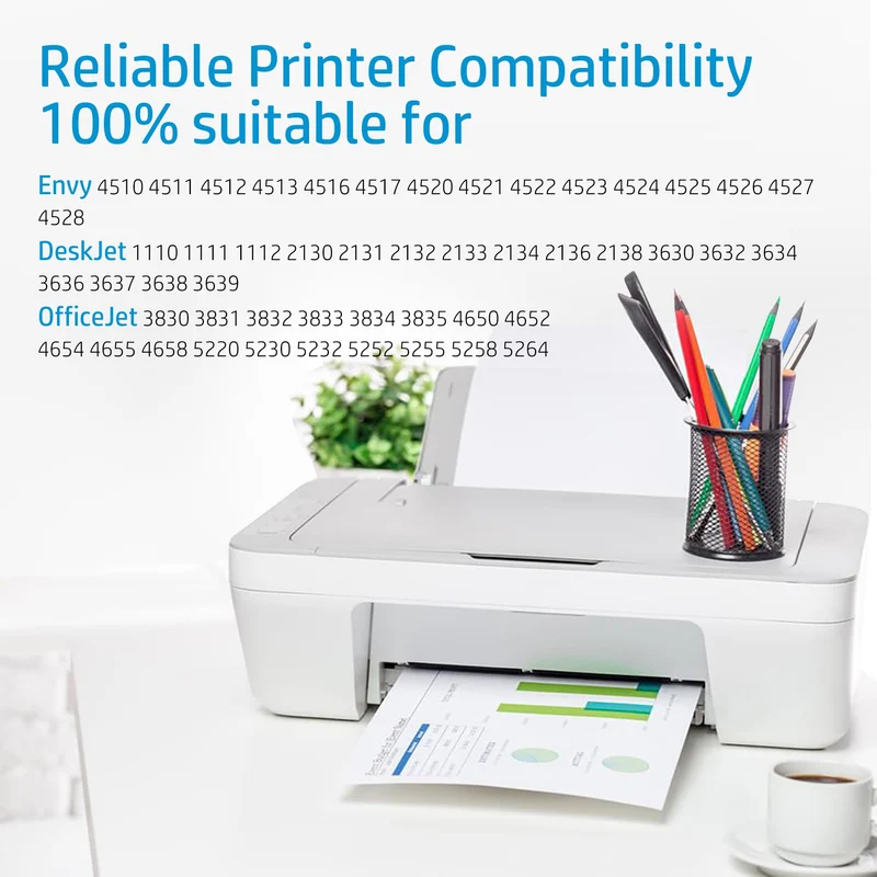 Kogain Rigenerato 302 XL Cartucce d'inchiostro Sostituzione per 302XL Nero e Colore,per DeskJet 2130 3630 3636 3639 per Envy 4520 4525 4527 4528 per Officejet 3830 3833 3835 4650 5220 5232 (2 Pack)