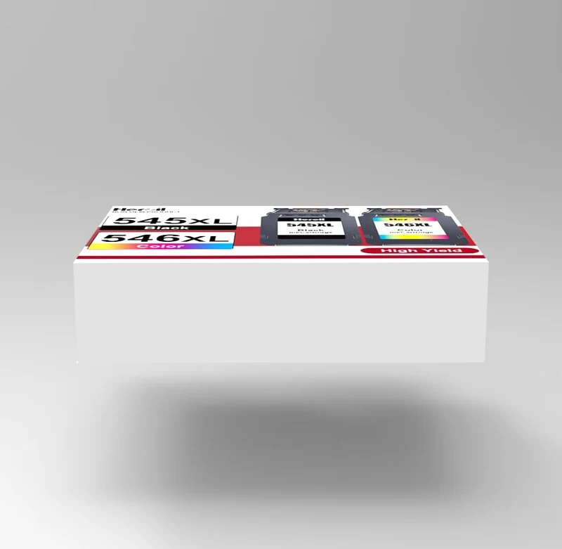 Heroil PG-545 CL-546 XL PG-545XL CL-546XL Cartucce d'inchiostro Sostituzione per Canon 545 546 XL Multipack per Pixma MX490 MX495 MG2550s MG2550 TS3150 TS3151 TS3350 TR4550 TR4551