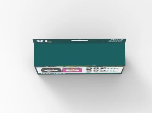 Heroil 302 XL 302XL Cartucce d'inchiostro Sostituzione per HP 302 nero e colore per HP Envy 4520 4522 4525 Officejet 3830 3834 4650 4652 DeskJet 1110 2130 3630 3632 3634 3636 (2-Pack)