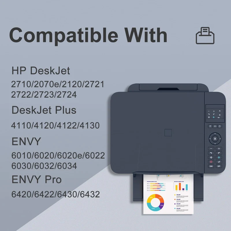 BunToner 305 xl compatibile con cartucce hp 305 nero e colore per inchiostro stampante hp 305 per HP Deskjet 2700 2720 2720e 4120e 4100e Envy 6020e