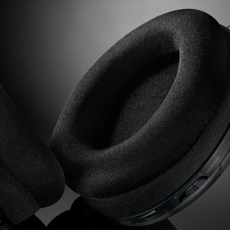 PHILIPS AUDIO SHC5200/10 Cuffie HiFi Wireless Sovrauricolari (32-mm-Driver, Trasmissione FM Wireless, Fascetta con Regolazione Automatica, Design Leggero, Ricaricabile) Nero