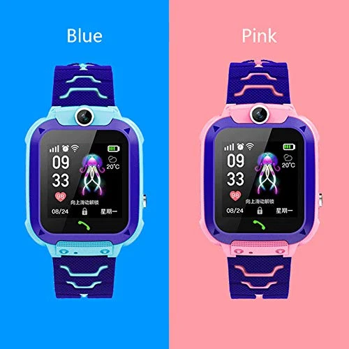 Smart Watch per bambini, Q12 Touch Smartwatch per ragazzi e ragazze, con fotocamera, supporto di posizionamento preciso, monitoraggio attività in standby lungo con frequenza cardiaca, orologi