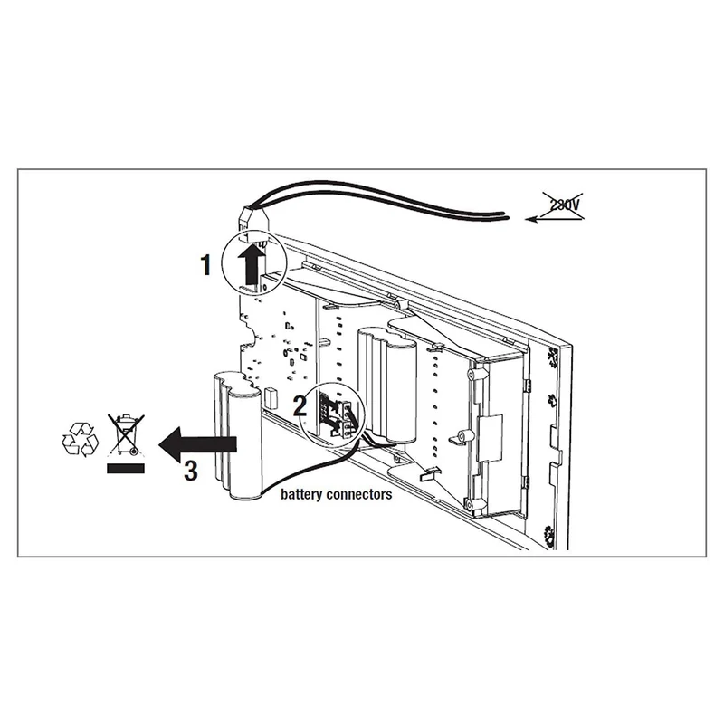 Beghelli BEG1499/24 Plafoniera Emergenza LED 24 W, Multicolore