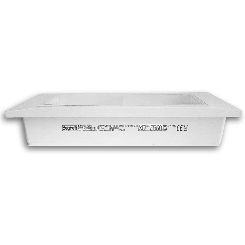 Beghelli BEG1499/24 Plafoniera Emergenza LED 24 W, Multicolore