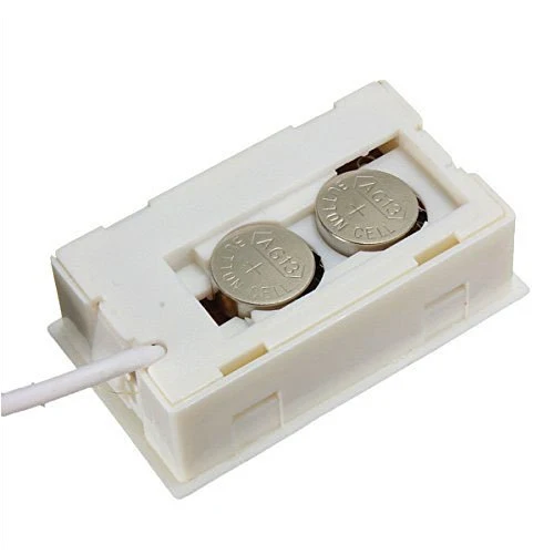 ARCELI Termometro digitale LCD Monitoraggio della temperatura con sonda esterna per frigorifero Frigorifero congelatore Acquario - Bianco