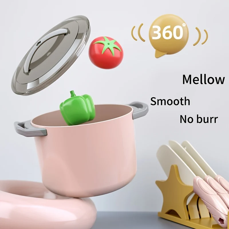 Set da cucina per bambini, set di giocattoli da cucina finta, set da gioco per giocattoli da cucina per bambini piccoli, pentole e padelle giocattolo per cucina per bambini con giochi finti, cibo, pentole, utensili, piatti, regalo di Natale di Halloween