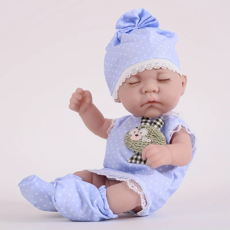 Bambole Reborn realistiche da 27,94 cm con cappello, calze e vestiti di Natale - Regalo perfetto per ragazze 3+! , Halloween/Giorno del Ringraziamento/regalo di Natale