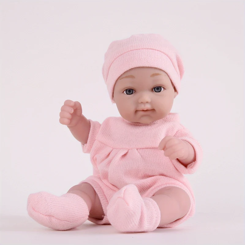 Bambole Reborn realistiche da 27,94 cm con cappello, calze e vestiti di Natale - Regalo perfetto per ragazze 3+! , Halloween/Giorno del Ringraziamento/regalo di Natale