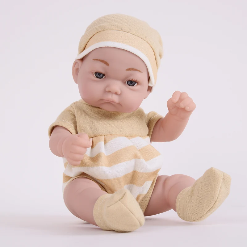 Bambole Reborn realistiche da 27,94 cm con cappello, calze e vestiti di Natale - Regalo perfetto per ragazze 3+! , Halloween/Giorno del Ringraziamento/regalo di Natale