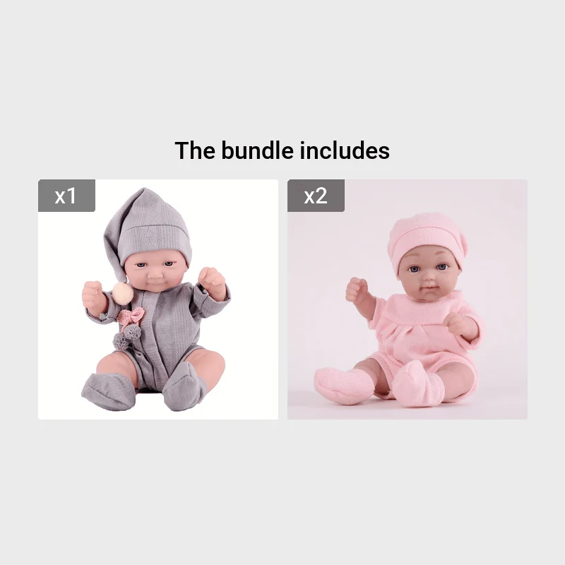 Bambole Reborn realistiche da 27,94 cm con cappello, calze e vestiti di Natale - Regalo perfetto per ragazze 3+! , Halloween/Giorno del Ringraziamento/regalo di Natale