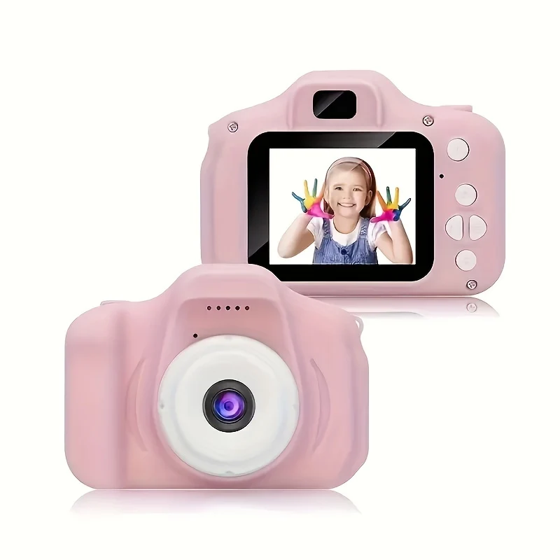 Fotocamera Digitale Per Bambini 1080P, Fotocamera Ricaricabile Per Bambini Giocattolo A Colori Con Schermo Da 2 Pollici, Supporto Per Scattare Foto, Registrare Video E Webcam, Compleanno Dei Bambini, Natale, Regali Di Halloween