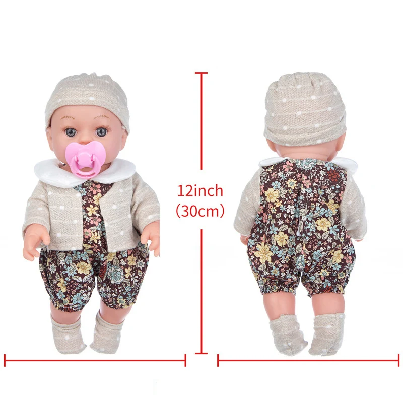 Bambola in vinile super morbido da 12 pollici: il regalo perfetto per i bambini che amano giocare! Regalo di Halloween/Giorno del Ringraziamento/Natale