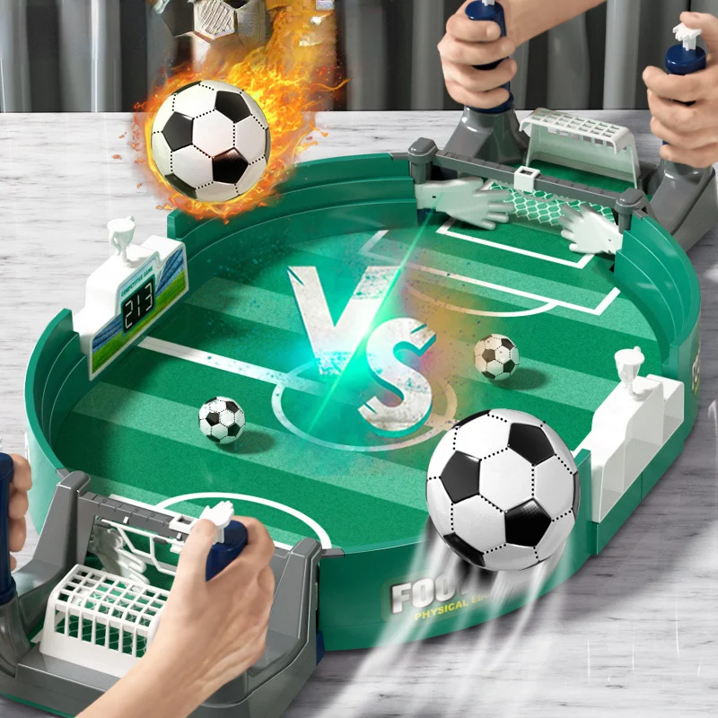 Vassoio del gioco del calcio da tavolo per bambini, mini gioco di calcio interattivo, nella palla per sala giochi interna, gioco per adulti, bambini, famiglia, divertimento notte.