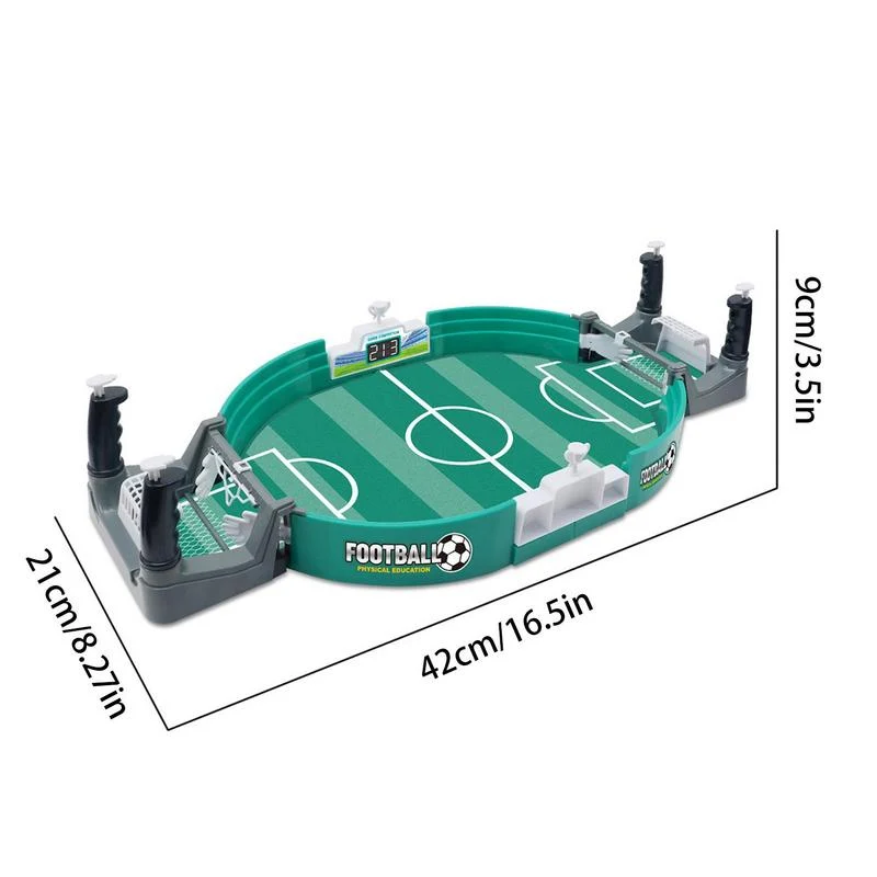 Vassoio del gioco del calcio da tavolo per bambini, mini gioco di calcio interattivo, nella palla per sala giochi interna, gioco per adulti, bambini, famiglia, divertimento notte.