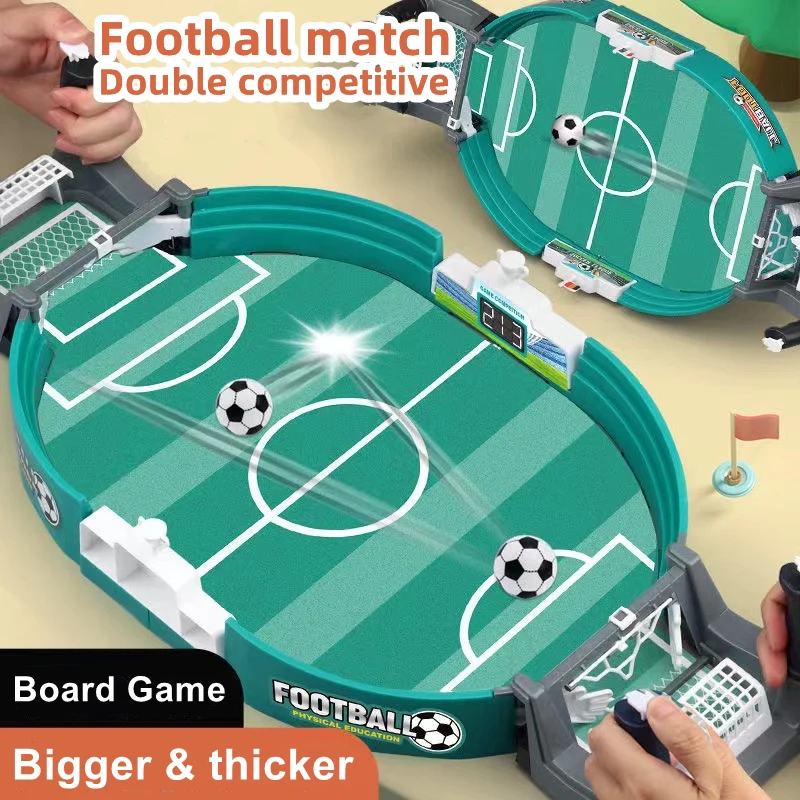 Vassoio del gioco del calcio da tavolo per bambini, mini gioco di calcio interattivo, nella palla per sala giochi interna, gioco per adulti, bambini, famiglia, divertimento notte.