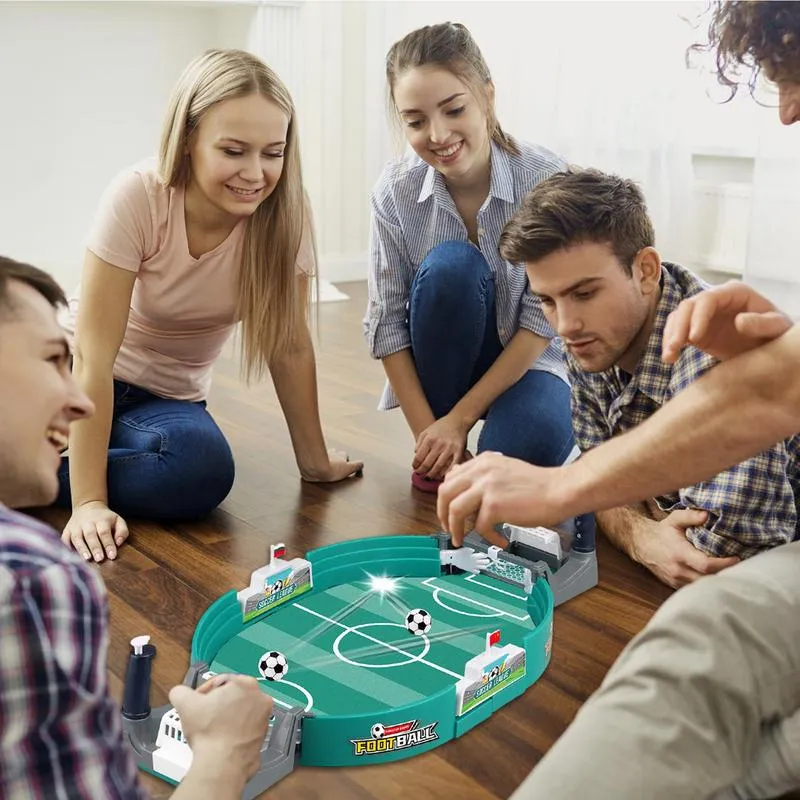 Vassoio del gioco del calcio da tavolo per bambini, mini gioco di calcio interattivo, nella palla per sala giochi interna, gioco per adulti, bambini, famiglia, divertimento notte.