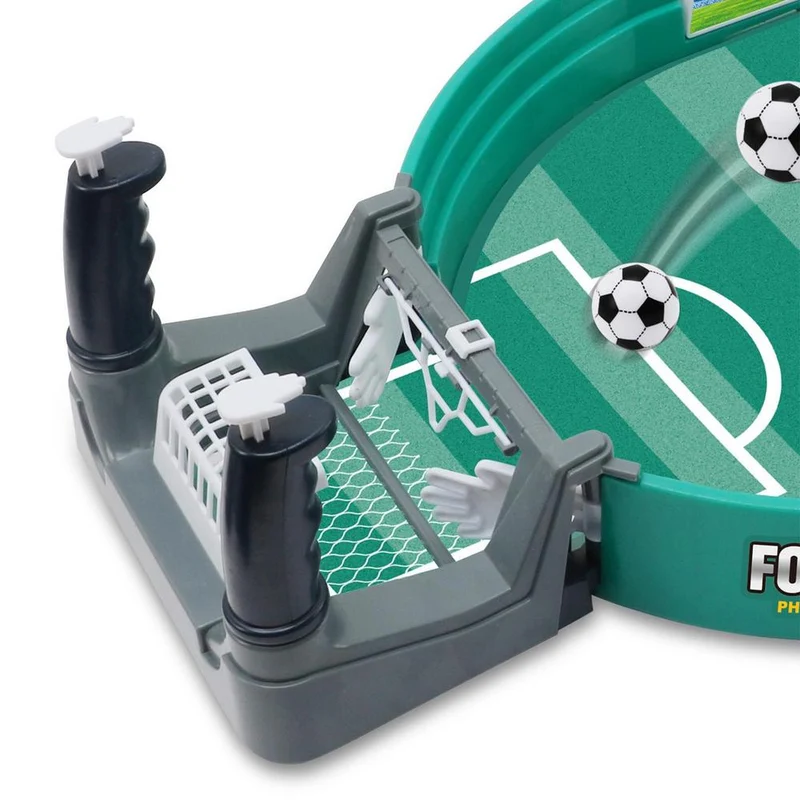 Vassoio del gioco del calcio da tavolo per bambini, mini gioco di calcio interattivo, nella palla per sala giochi interna, gioco per adulti, bambini, famiglia, divertimento notte.