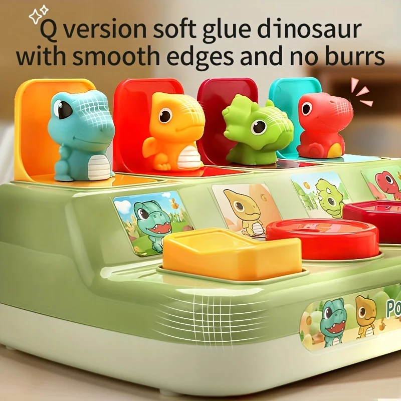 Sviluppa il pensiero logico e le abilità motorie del tuo bambino con questa divertente ed educativa scatola a sorpresa a forma di dinosauro, regalo per Halloween, Natale e Giorno del Ringraziamento