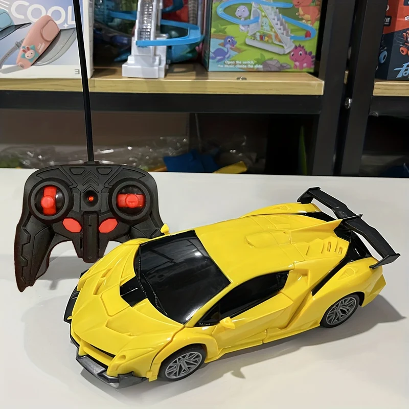 Auto telecomandata - Trasforma robot RC Cars Deformazione con un solo pulsante e rotazione a 360 gradi alla deriva, regalo di compleanno di Natale per ragazzi/ragazze