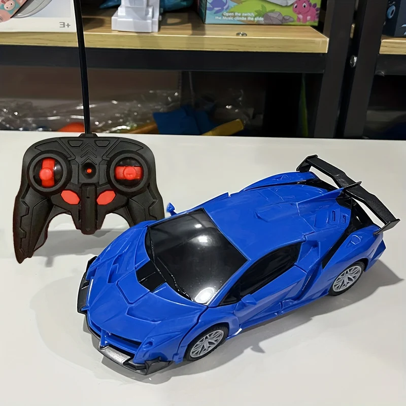 Auto telecomandata - Trasforma robot RC Cars Deformazione con un solo pulsante e rotazione a 360 gradi alla deriva, regalo di compleanno di Natale per ragazzi/ragazze