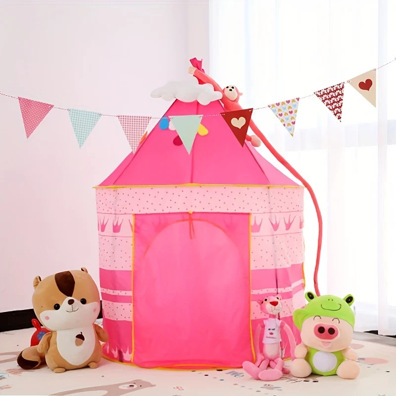 Tenda per bambini Casa da gioco Yurta Castello al coperto Tenda piccola Tenda per bambini Regalo di Natale di Halloween