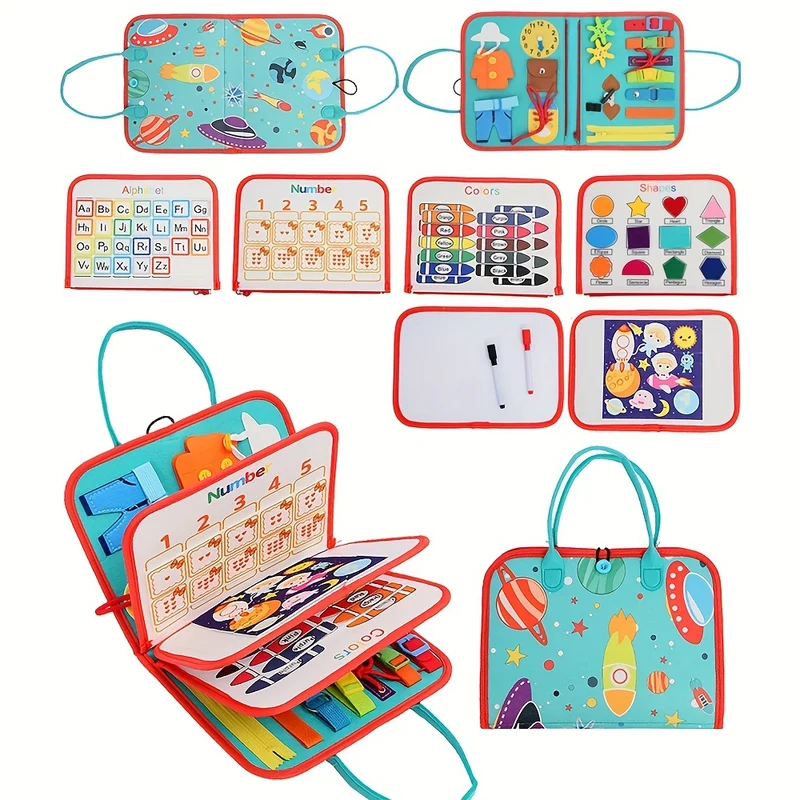 Giocattolo educativo da tavolo in feltro per neonati e bambini piccoli - Stimola l'apprendimento precoce e le capacità di vestirsi! , Halloween, regalo di Natale, regalo del Giorno del Ringraziamento