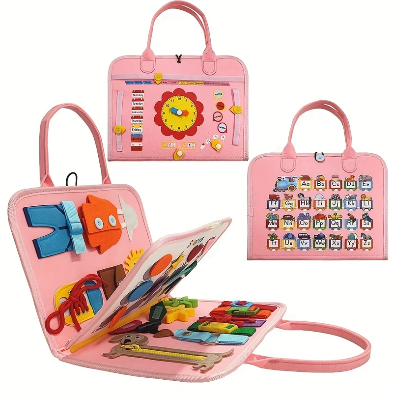Giocattolo educativo da tavolo in feltro per neonati e bambini piccoli - Stimola l'apprendimento precoce e le capacità di vestirsi! , Halloween, regalo di Natale, regalo del Giorno del Ringraziamento