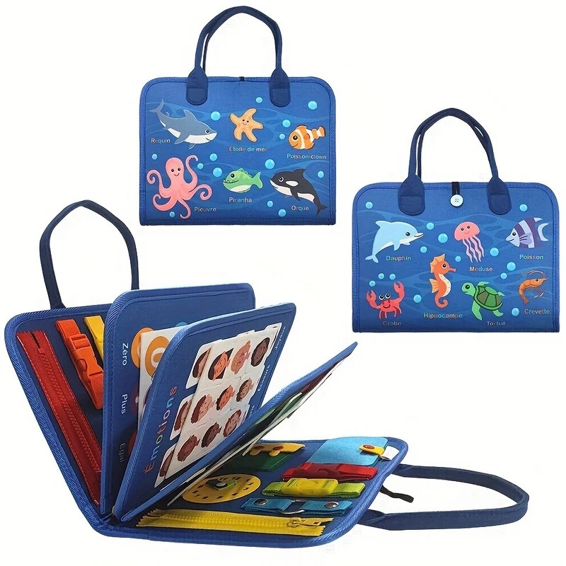 Giocattolo educativo da tavolo in feltro per neonati e bambini piccoli - Stimola l'apprendimento precoce e le capacità di vestirsi! , Halloween, regalo di Natale, regalo del Giorno del Ringraziamento