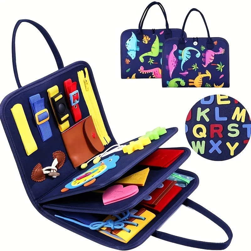 Giocattolo educativo da tavolo in feltro per neonati e bambini piccoli - Stimola l'apprendimento precoce e le capacità di vestirsi! , Halloween, regalo di Natale, regalo del Giorno del Ringraziamento