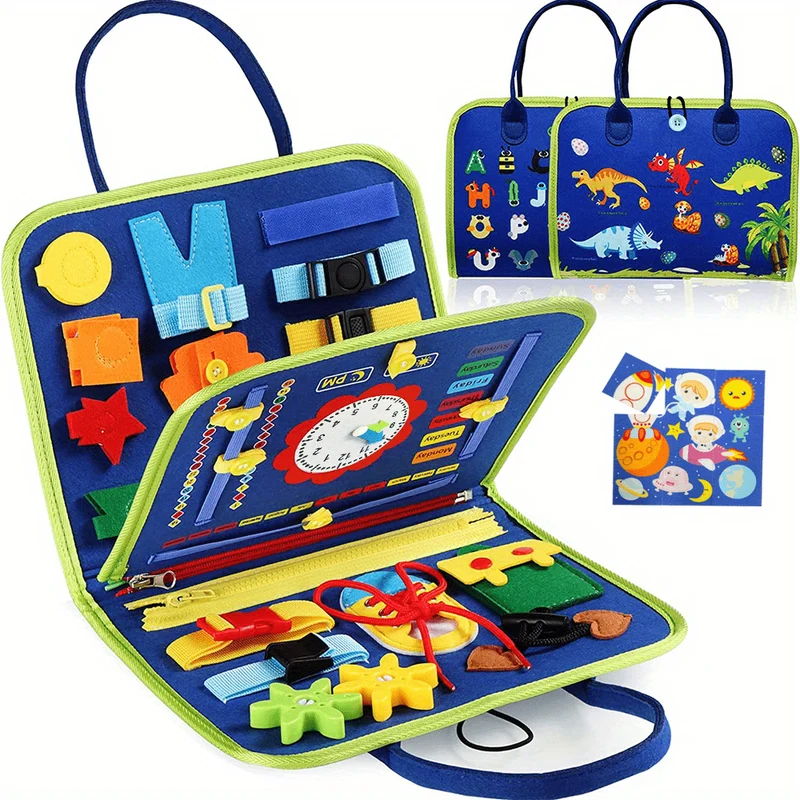 Giocattolo educativo da tavolo in feltro per neonati e bambini piccoli - Stimola l'apprendimento precoce e le capacità di vestirsi! , Halloween, regalo di Natale, regalo del Giorno del Ringraziamento