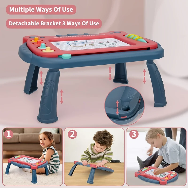 Magnetic Drawing Board: Giocattolo Educativo Per Bambini In Età Prescolare 1-3, Regalo Di Compleanno Perfetto Per Ragazzi E Ragazze Di 2 Anni, Regalo Di Natale E Halloween!