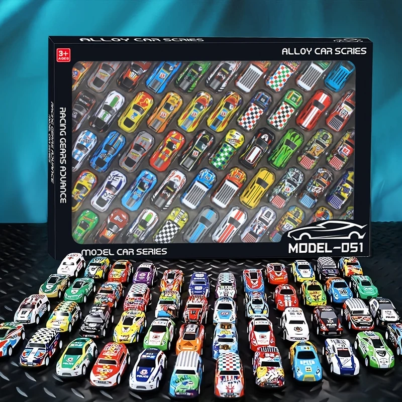 30PCS 7,62 Cm Cars Toys Set, Friction Power Alloy Casting Cars Mini Race Car Con Tappetino Da Gioco, Lega Di Metallo Cars Giocattoli Per Bambini 3 4 5 6 Anni Bambini Ragazzi E Ragazze Regali Per Feste Di Compleanno Di Natale