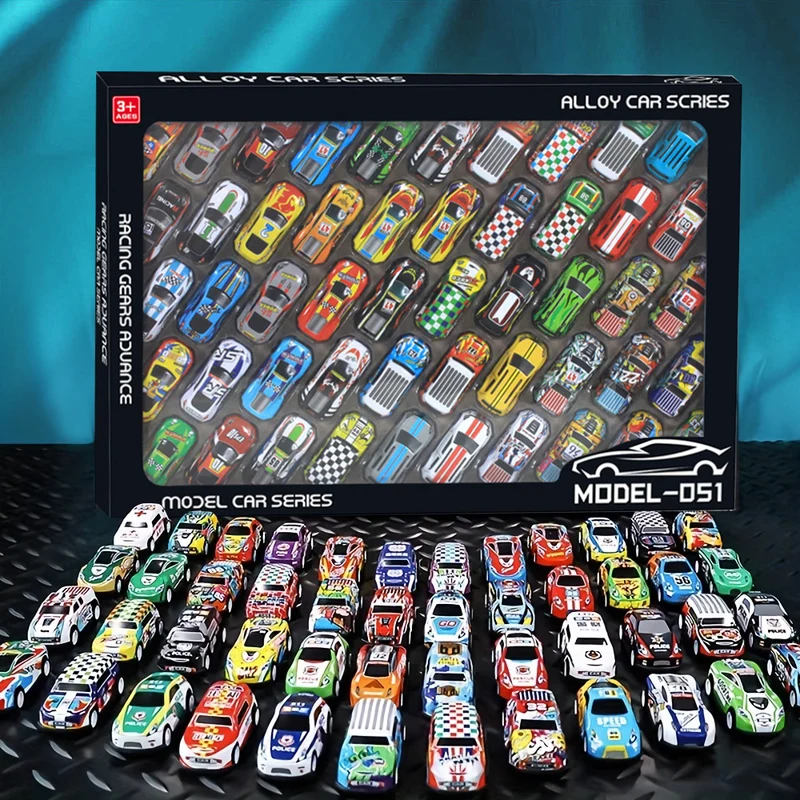 30PCS 7,62 Cm Cars Toys Set, Friction Power Alloy Casting Cars Mini Race Car Con Tappetino Da Gioco, Lega Di Metallo Cars Giocattoli Per Bambini 3 4 5 6 Anni Bambini Ragazzi E Ragazze Regali Per Feste Di Compleanno Di Natale