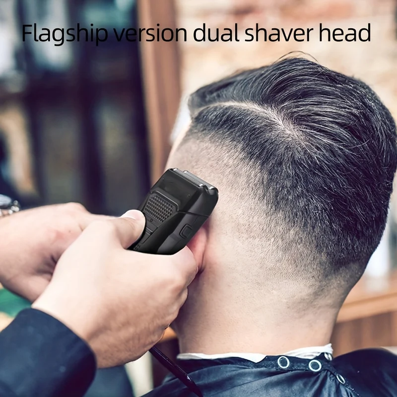 Rasoio da uomo, rasoio da barba ricaricabile Rasoio elettrico per uomo Macchina da barba elettrica per la testa