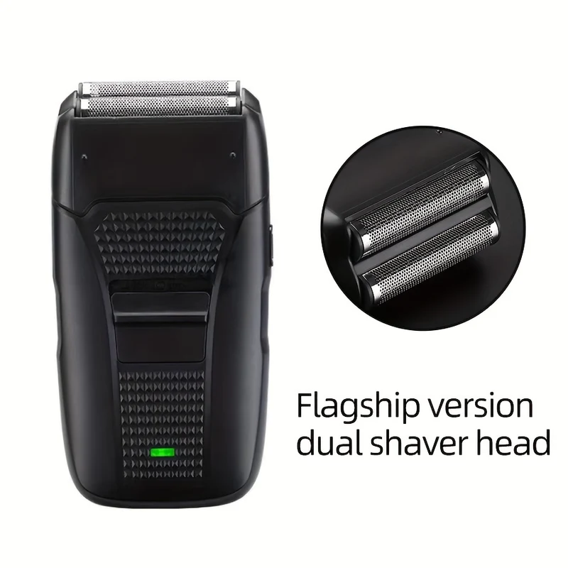 Rasoio da uomo, rasoio da barba ricaricabile Rasoio elettrico per uomo Macchina da barba elettrica per la testa