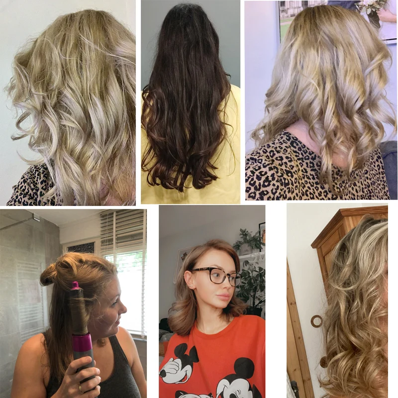 5 In 1 Asciugacapelli Spazzola Asciugacapelli Pettine Asciugacapelli Elettrico Asciugacapelli Professionale E Capelli Più Dritti Asta Di Ferro Arricciacapelli Bigodino Automatico