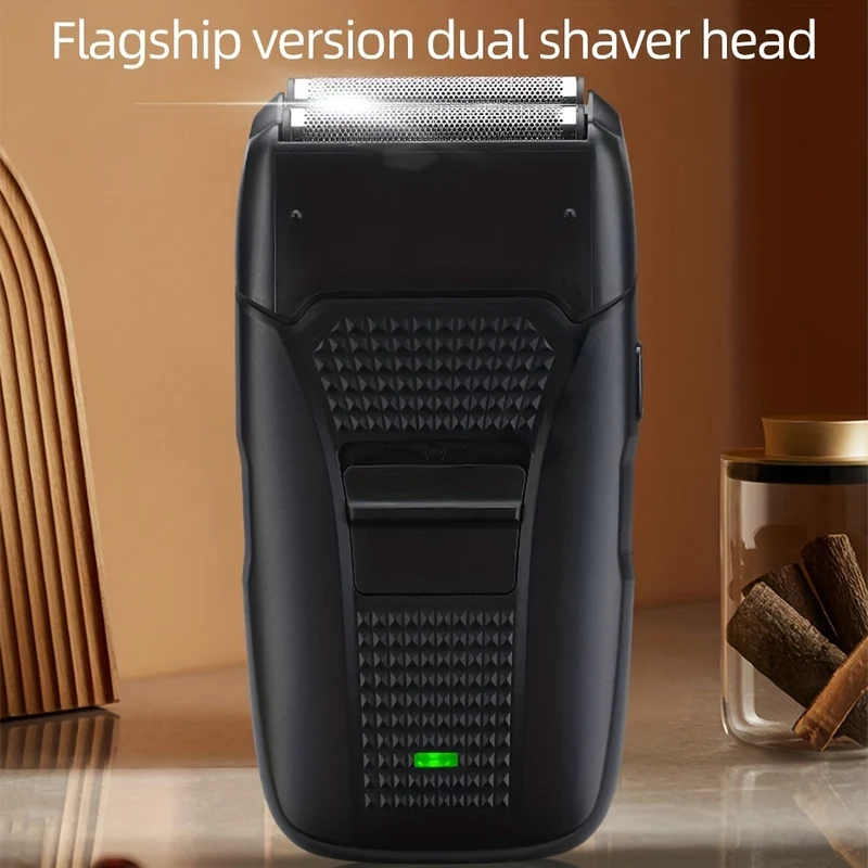 Rasoio da uomo, rasoio da barba ricaricabile Rasoio elettrico per uomo Macchina da barba elettrica per la testa