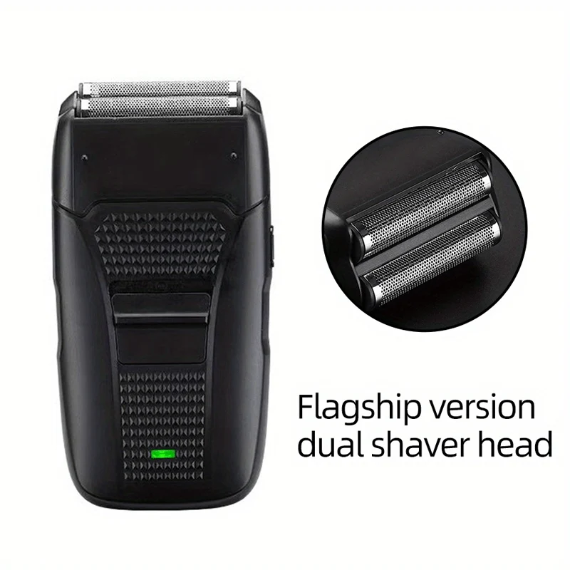 Rasoio da uomo, rasoio da barba ricaricabile Rasoio elettrico per uomo Macchina da barba elettrica per la testa