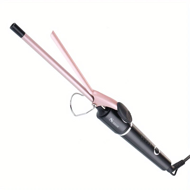 Bigodino Per Capelli A Ioni Negativi Di Ferro Arricciacapelli Ultra Fine Rosa Strumento Per Lo Styling Dei Capelli Arricciacapelli Istantaneo Retrò