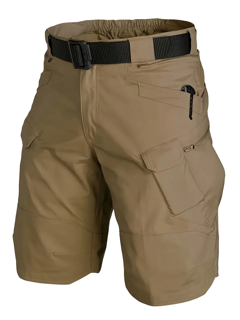 Pantaloncini Tattici Multitasche Da Uomo Pantaloncini Cargo Multiuso Pantaloncini Da Trekking Impermeabili Da Esterno
