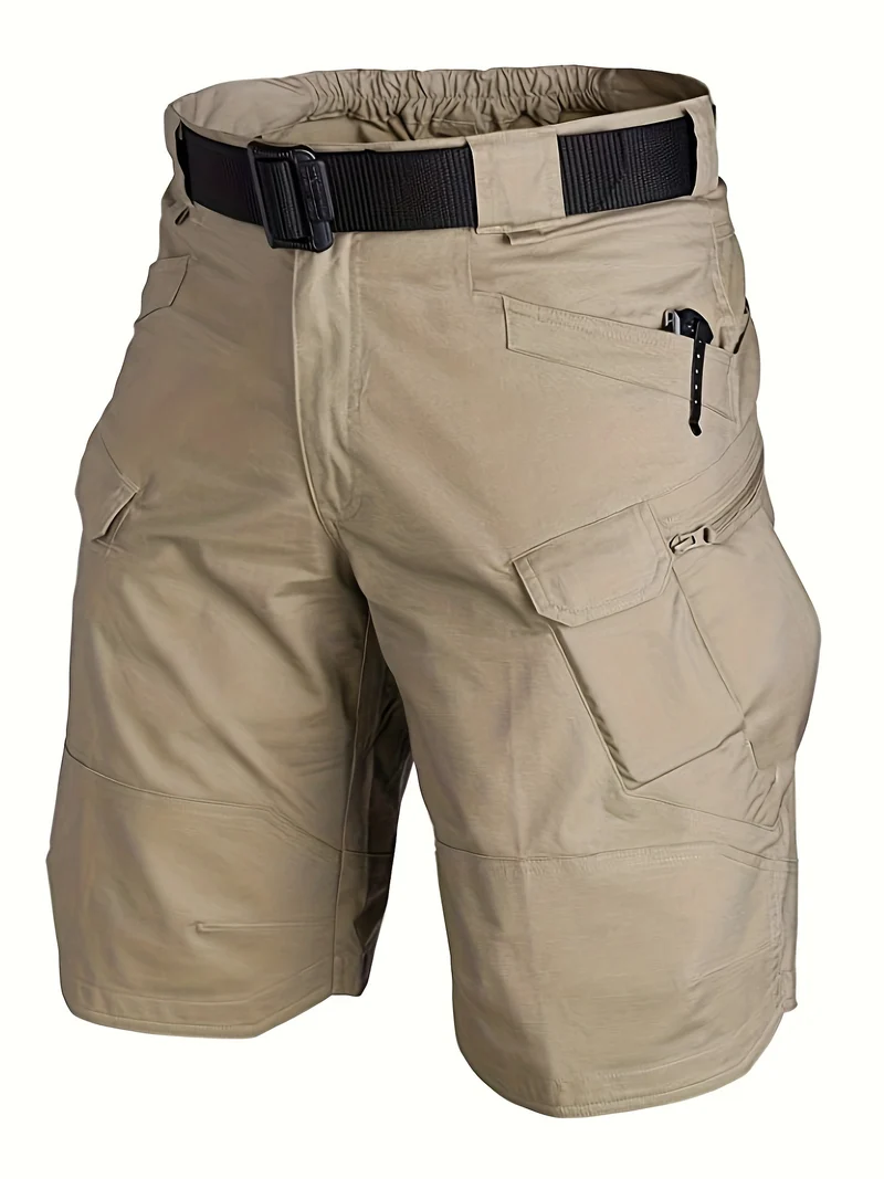 Pantaloncini Tattici Multitasche Da Uomo Pantaloncini Cargo Multiuso Pantaloncini Da Trekking Impermeabili Da Esterno