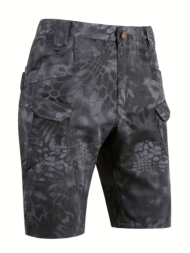 Pantaloncini Tattici Multitasche Da Uomo Pantaloncini Cargo Multiuso Pantaloncini Da Trekking Impermeabili Da Esterno