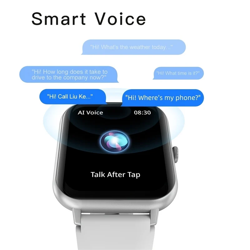 Smart Watch 4,65 Cm Schermo Tattile Completo: 100+ Modalità Sportive, Controllo Ai, Giochi, Monitoraggio Del Sonno, Orologio Fitness Impermeabile Per Telefoni Android E IOS - Perfetto Per Donne E Uomini!