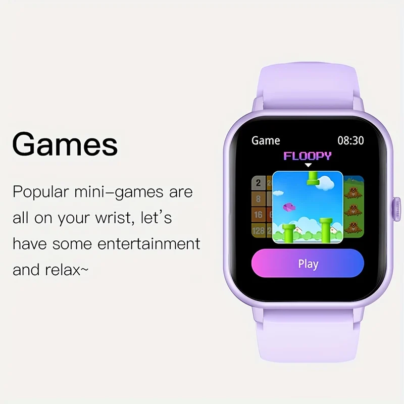 Smart Watch 4,65 Cm Schermo Tattile Completo: 100+ Modalità Sportive, Controllo Ai, Giochi, Monitoraggio Del Sonno, Orologio Fitness Impermeabile Per Telefoni Android E IOS - Perfetto Per Donne E Uomini!