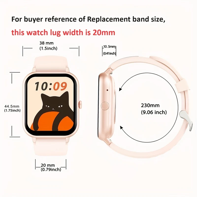 Smart Watch 4,65 Cm Schermo Tattile Completo: 100+ Modalità Sportive, Controllo Ai, Giochi, Monitoraggio Del Sonno, Orologio Fitness Impermeabile Per Telefoni Android E IOS - Perfetto Per Donne E Uomini!