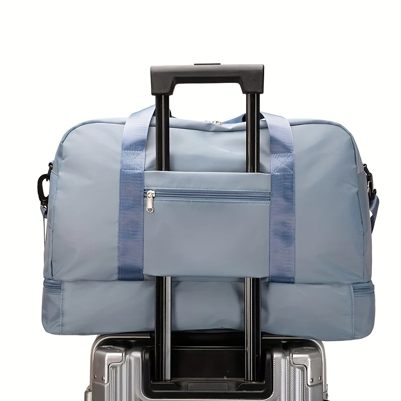 Espandibile Bagaglio Da Viaggio, Borsa Sportiva, Borsa Fitness, Borsa Da Weekend A Spalla Singola Per Donne