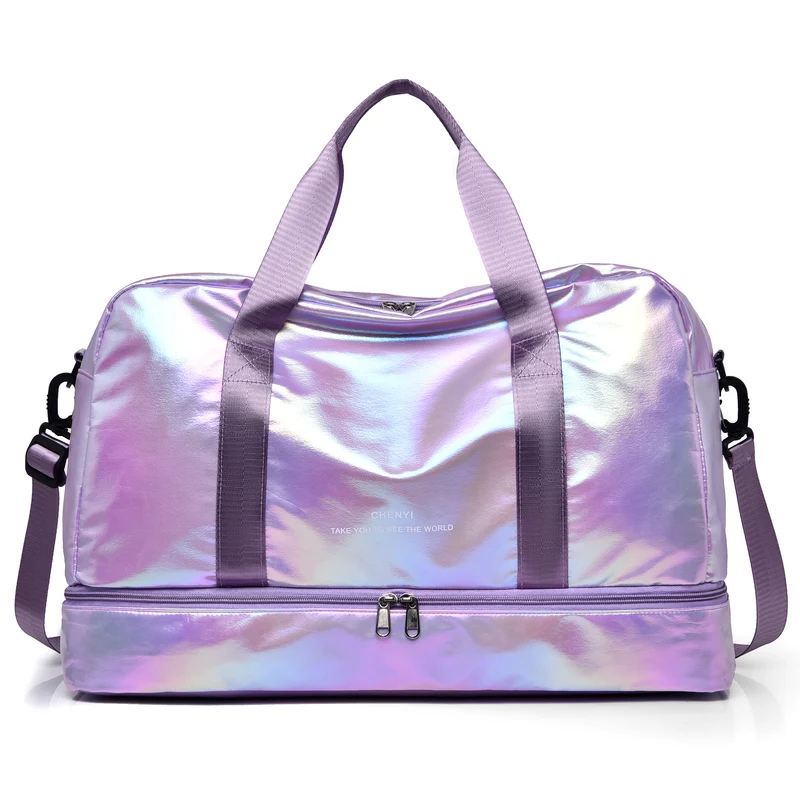 Espandibile Bagaglio Da Viaggio, Borsa Sportiva, Borsa Fitness, Borsa Da Weekend A Spalla Singola Per Donne