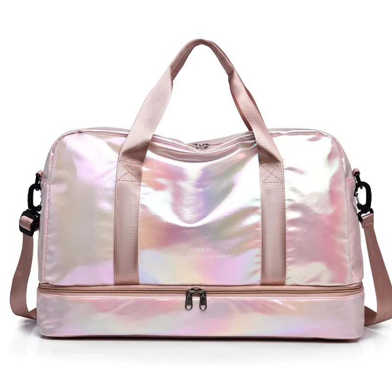 Espandibile Bagaglio Da Viaggio, Borsa Sportiva, Borsa Fitness, Borsa Da Weekend A Spalla Singola Per Donne