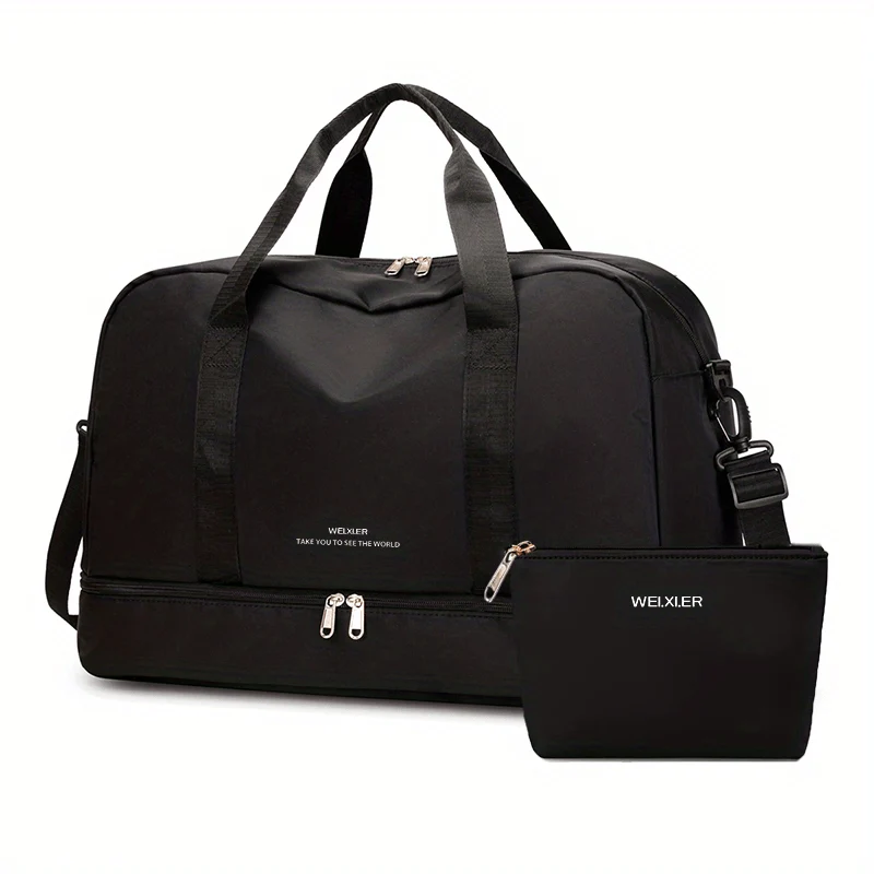 Espandibile Bagaglio Da Viaggio, Borsa Sportiva, Borsa Fitness, Borsa Da Weekend A Spalla Singola Per Donne