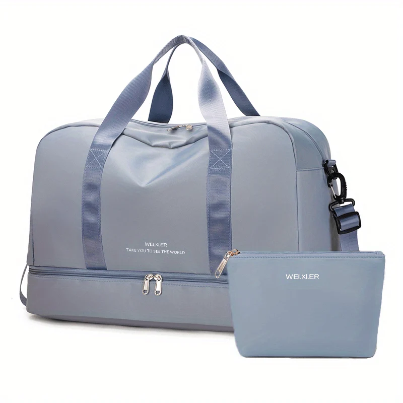 Espandibile Bagaglio Da Viaggio, Borsa Sportiva, Borsa Fitness, Borsa Da Weekend A Spalla Singola Per Donne
